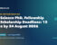 Life Science PhD, Fellowship and Scholarship Deadlines: 15 Close by 24 August 2026